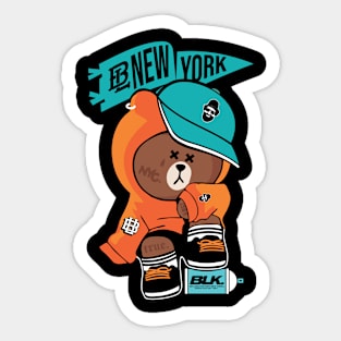 BEAR STREET Sticker